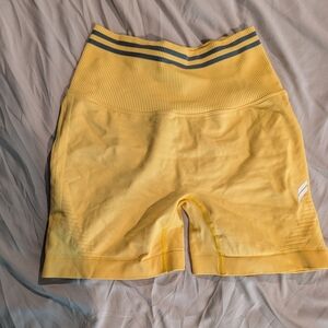 DOYOUEVEN Yellow Women's Athletic Shorts